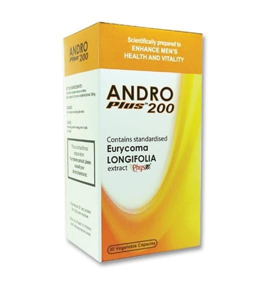 ANDRO PLUS 200 (contains Eurycoma LONGIFOLIA extract)